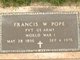  Francis Wesley “France” Pope