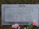  Pauline <I>Pace</I> Robinson