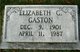  Elizabeth Sligh <I>Greneker</I> Gaston