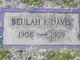  Beulah F. Davis