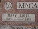 Mary Edith <I>Jones</I> MacAulay