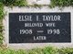  Elsie I. Taylor