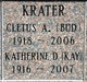  Katherine “Kay” <I>Dambacher</I> Krater