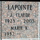  J Claude LaPointe
