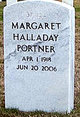  Margaret Lydia <I>Rinker</I> Halladay Portner