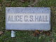  Alice G. <I>Severns</I> Hall