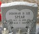  Deborah D. <I>Lee</I> Spear