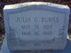  Julia Cornelia <I>Vaughn</I> Burns
