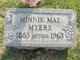  Ida Minnie Mae “Minnie” <I>Salmons</I> Myers
