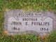  Paul John E “Johnny” Phillips