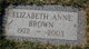  Elizabeth Anne “Betty” Brown