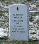 Maj Marvin Miller Allums