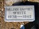  William Caffrey White