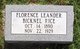  Florence Leander “Lee” <I>Bicknell</I> Rice