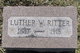  Luther William Ritter