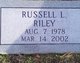  Russell L Riley