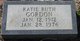  Katie Ruth <I>Willis</I> Gordon