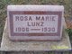  Rosa Marie <I>Frank</I> Lunz