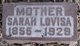  Sarah Lovisa <I>Smith</I> Parker