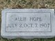  Allie Hope