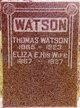  Eliza Elizabeth <I>Johnson</I> Watson