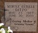  Myrtle Estelle <I>Price</I> Ditto