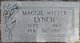  Maggie <I>Witter</I> Lynch