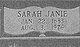  Sarah Jane “Janie” <I>Couch</I> McCollum