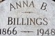  Anna B Billings