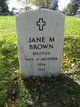  Jane Matilda Brown