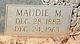  Maudie Mae <I>Traylor</I> Swindle