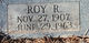  Roy Raymond “Bud” Swindle