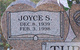  Joyce S Turner