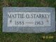  Mattie O <I>Everett</I> Starkey