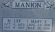  Mary Elizabeth <I>Rankin</I> Manion