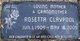  Rosetta Martha <I>Tomlinson</I> Claypool