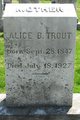  Alice Barbara <I>Hess</I> Trout