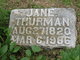  Jane <I>Allee</I> Thurman