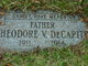  Theodore V. Decapite