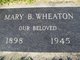  Mary Beatrice <I>Hopkins</I> Wheaton