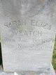  Sarah Eliza <I>Lee</I> Veatch