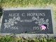  Alice Charlotte <I>Ridenour</I> Hopkins
