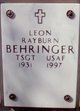  Leon Rayburn Behringer