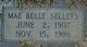  Mae Belle <I>Davis</I> Sellers