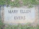  Mary Ellen <I>Owens</I> Evers