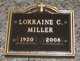  Lorraine C <I>Hoagland</I> Miller