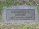  Margaret A <I>Stephens</I> Mount