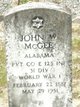  John W McGee