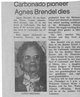  Agnes May “Aggie” <I>Mcdowell</I> Brendel
