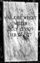  Marjorie Isabel <I>Wright</I> Miller